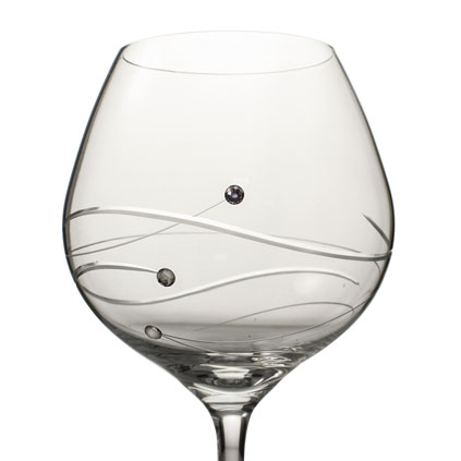 Engraved Brandy Glass With Swarovski Crystal Elements