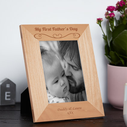 My First Father's Day Photo Frame