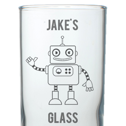 Personalised Children's Robot Glass