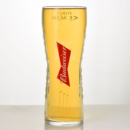 Personalised Budweiser Glass