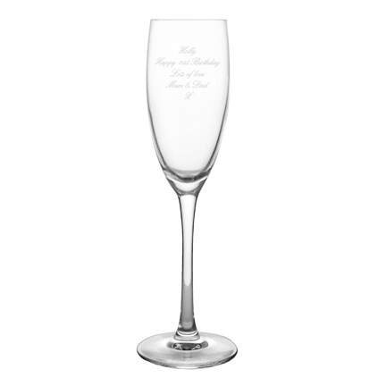 Personalised Grand Champagne Flute