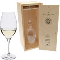 Engraved Dartington Wine Glass