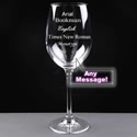 Personalised Wine Glass