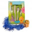 Childrens engraved cutlery set