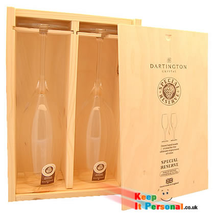 Champagne flute gift box