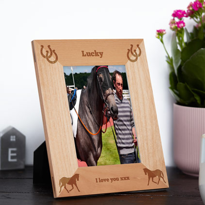 Horse Personalised Photo Frame
