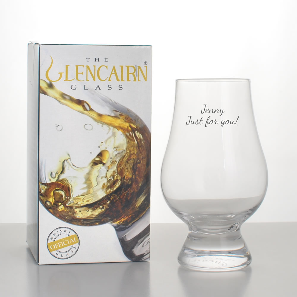 tumblers uk Engraved Glass Personalised Glencairn Whisky Tasting
