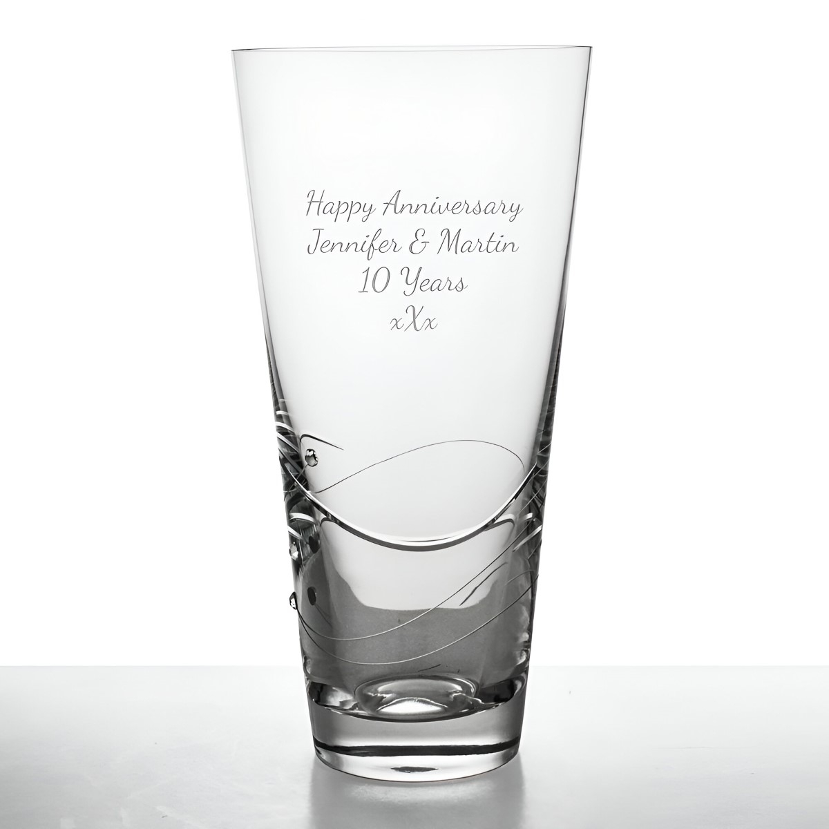 Personalised Crystal Vase With Swarovski Elements Reviews Keep