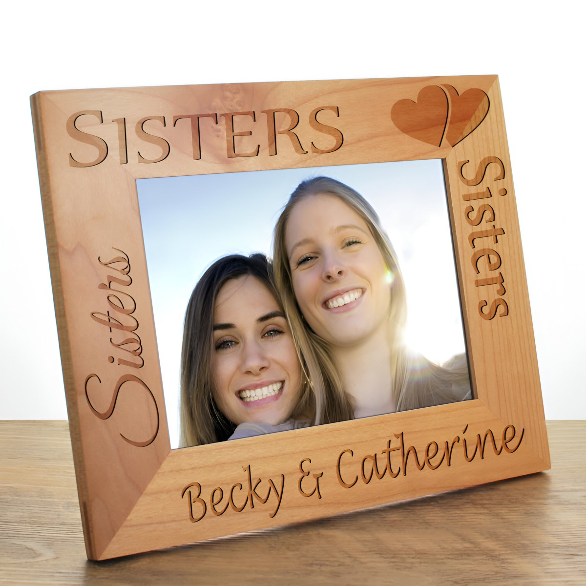 sisters photo frame personalised christmas presents for mothers