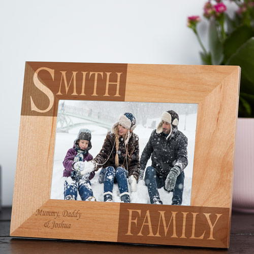 Personalised Family Photo Frame