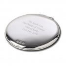crystal studded compact mirror