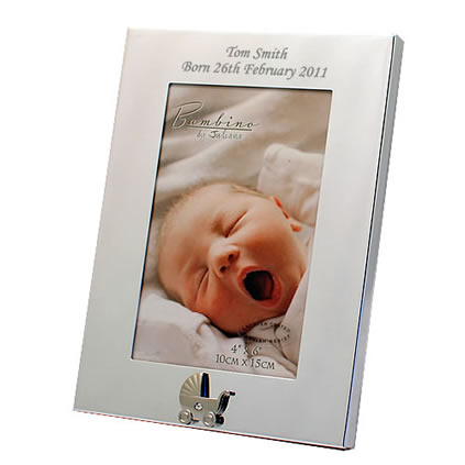 Personalised Baby Photo Frame 6x4