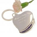 Heart Photo Keyring