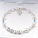 Flower Girl Name Bracelet