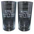 Engraved Hi Ball Glass