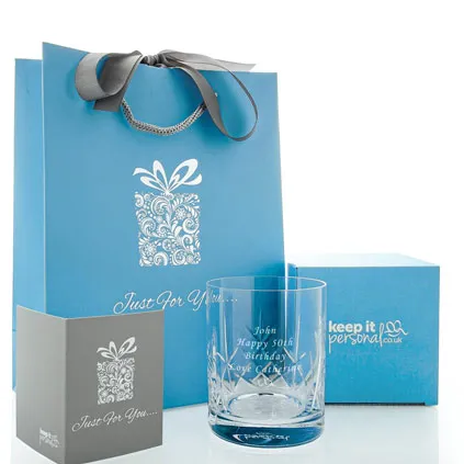 Personalised Whisky Glass Tumbler