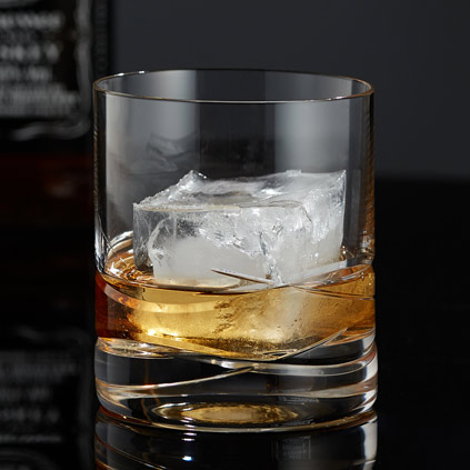 Personalised Whisky Glass - Wave Cut