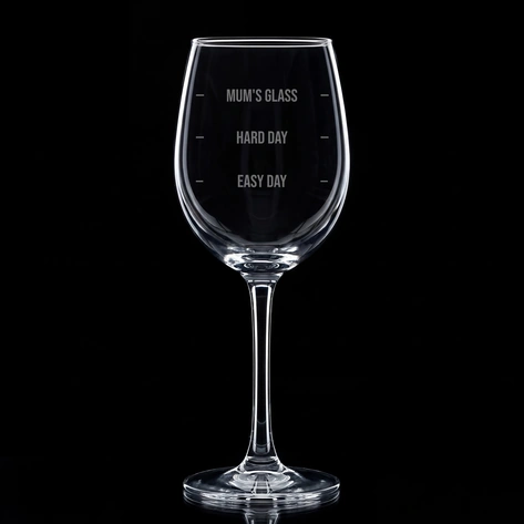 Rough Day Wine Glasses