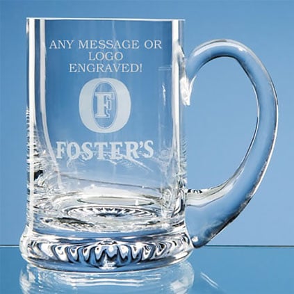 Personalised Traditional Crystal Tankard