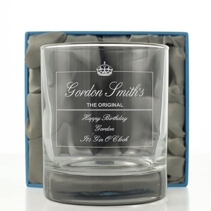 Personalised Gin Glass