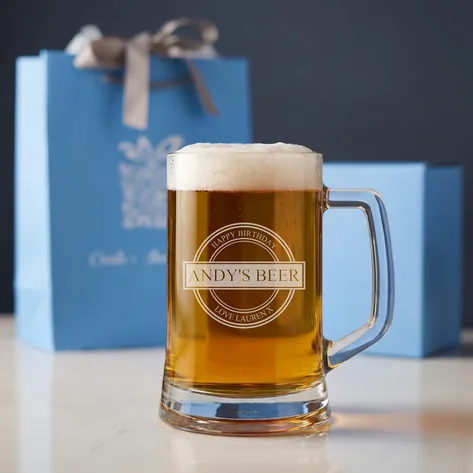 Personalised Tankard - Birthday Badge