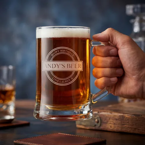 Personalised Tankard - Birthday Badge