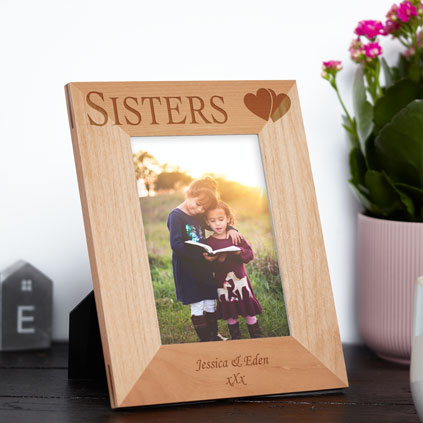 Sisters Photo Frame Personalised