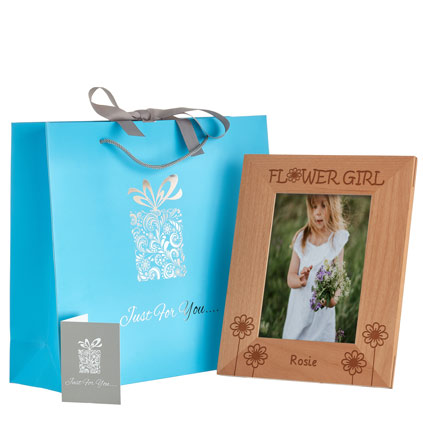 Personalised Flower Girl Photo Frame