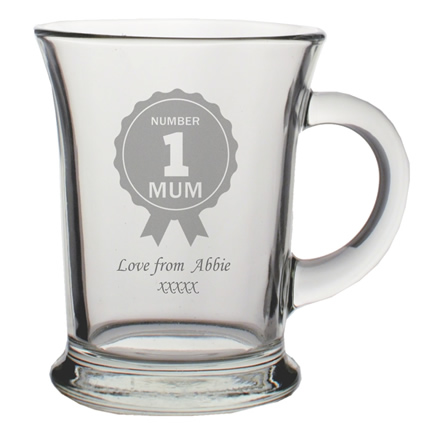 Number 1 Mum Personalised Tea Mug