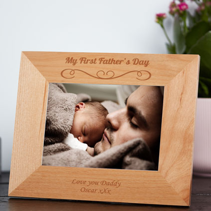 My First Father's Day Photo Frame