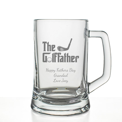 The Golf Father Personalised Pint