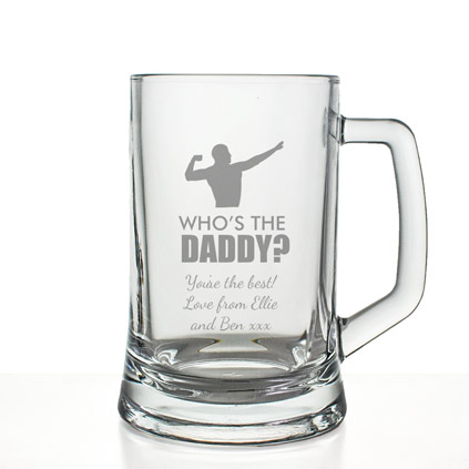 "Who's the Daddy?" Personalised Pint