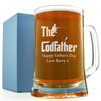 The CodFather Personalised Pint Glass