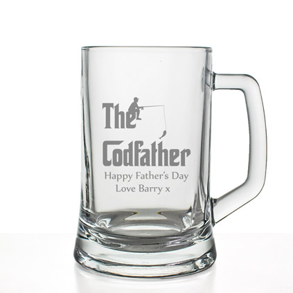 The CodFather Personalised Pint Glass