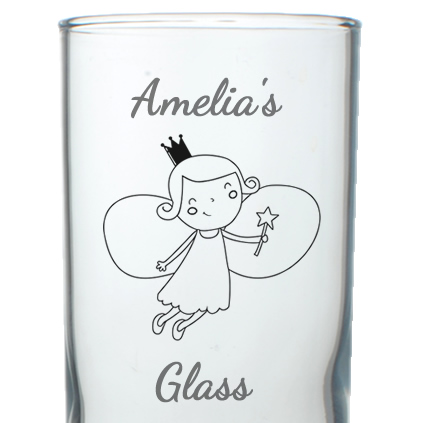 Personalised Children's Fairy Hi Ball Glass