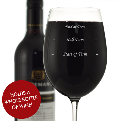 Teachers Drinks Measure Wine Glass