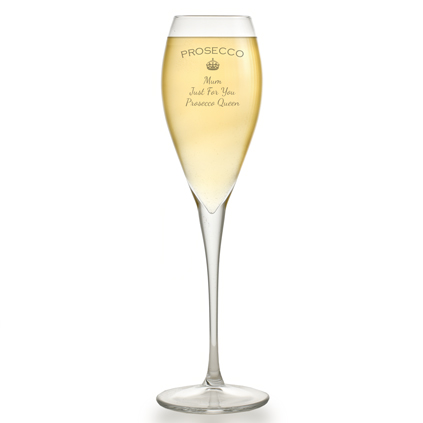 Personalised Engraved Prosecco Glass Flute