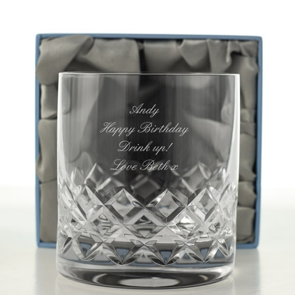 Personalised Grosvenor Whisky Glass