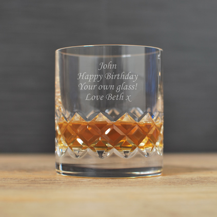 Personalised Grosvenor Whisky Glass