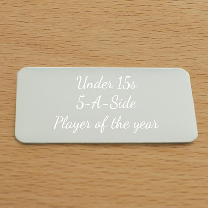 Personalised Self-Adhesive Plaque