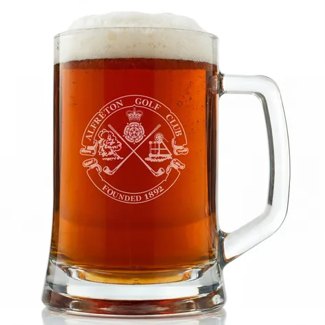 Logo Engraved Personalised Pint Tankard