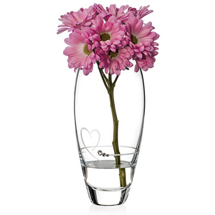 Personalised Petite Diamante Vase