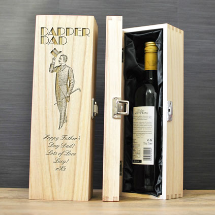 'Dapper Dad' Deluxe Wine Box