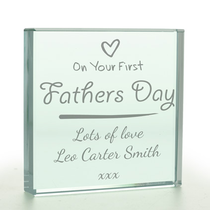 Personalised 'First Father's Day' Token