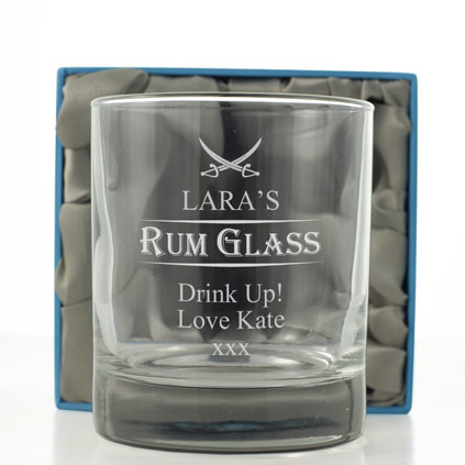 Personalised Rum Glass