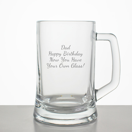 Personalised Pint Tankard With Luxury Gift Bag And Box