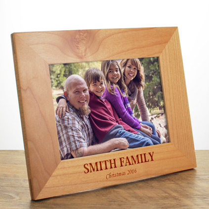 Personalised Family Name Photo Frame