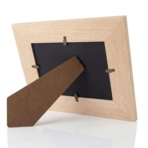 Personalised Oak Photo Frame For Bride And Groom