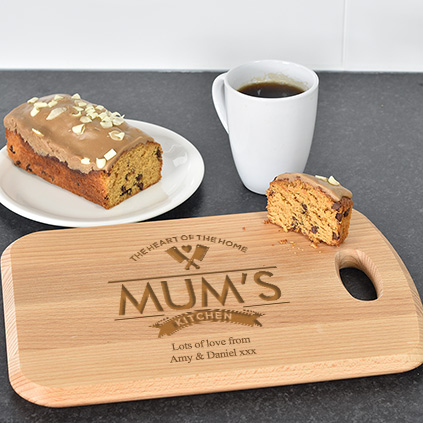Personalised Wood Chopping Board - Mum's Kitchen