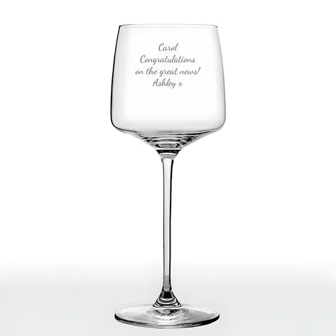 Personalised Hollywood Wine Glass 47 cl